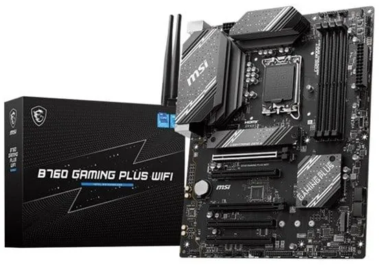 MSI B760 GAMING PLUS WIFI -emolevy - Intel B760 - Intel LGA1700 -liitin - DDR5 RAM - ATX