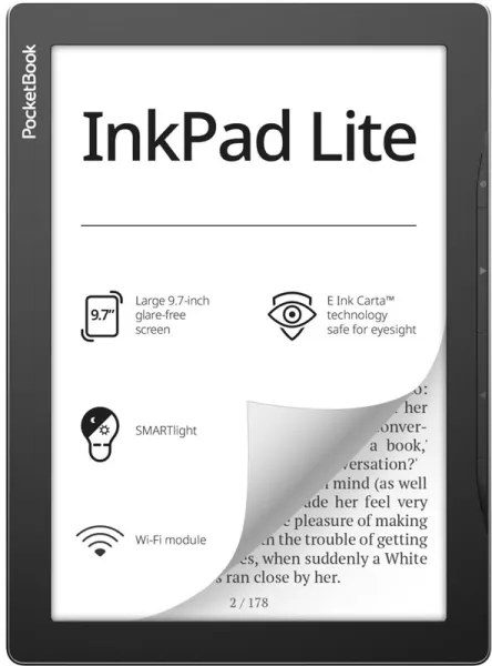 PocketBook InkPad Lite - Sumunharmaa