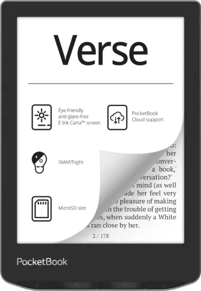 PocketBook Verse - Harmaa sumu